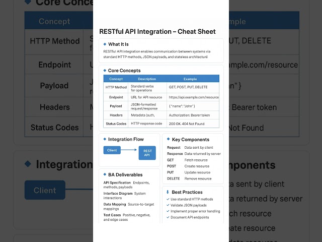 #restfulapi #apiintegration #businessanalyst #api #guidewireintegration