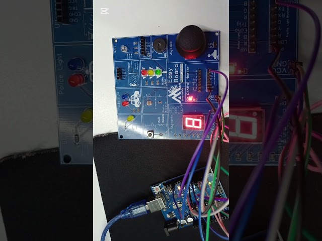 7-Segment Countdown with Arduino uno & PictoBlox 🚀 | EasyBoard | Arduino projects