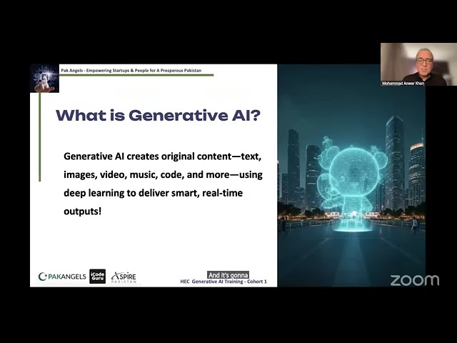 Generative Artificial Intelligence 1st session