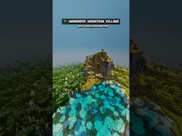 🌴 10 Best Savanna Village Seeds Near Mangrove Swamps | Minecraft Bedrock 26