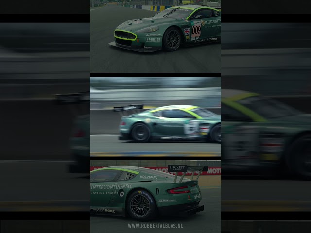 Onboard: Aston Martin DBR9 V12 Racing Le Mans