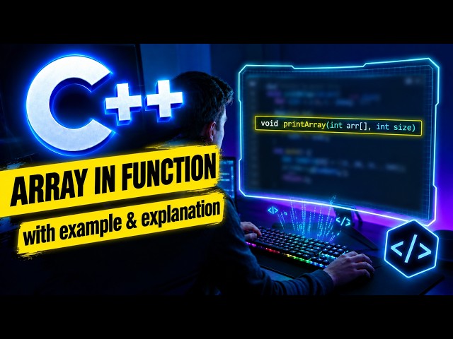 Arrays in Functions C++ | How to Pass an Array to a Function