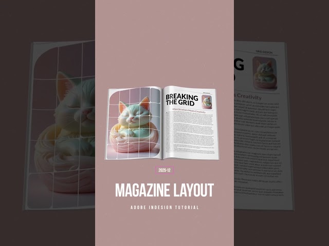 Design a Stunning Magazine Layout in InDesign & Illustrator | Step-by-Step Tutorial