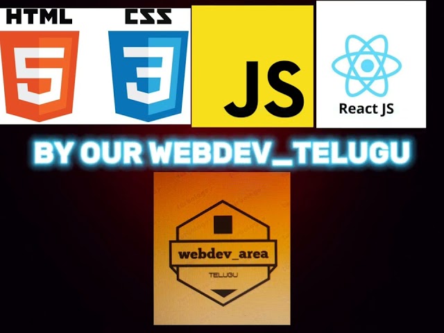 INTRODUCING NEW COURSE FOR BEGINNER'S IN TELUGU|HTML|CSS|JAVASCRIPT
