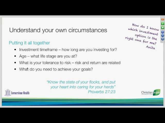 11 Understand your own circumstances