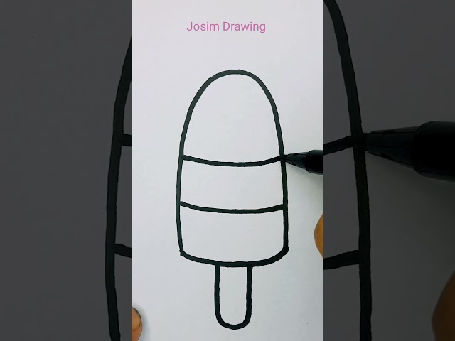 Ice 🍦 cream Drawing & Painting #art #colors #drawing #artist