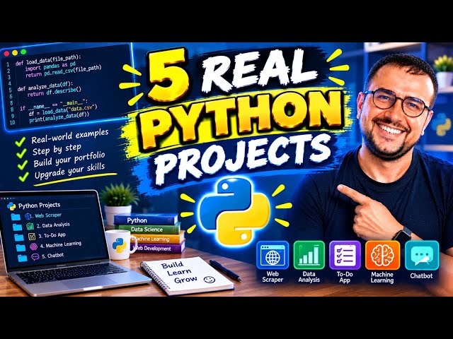 5 Real Python Programming Language Projects 