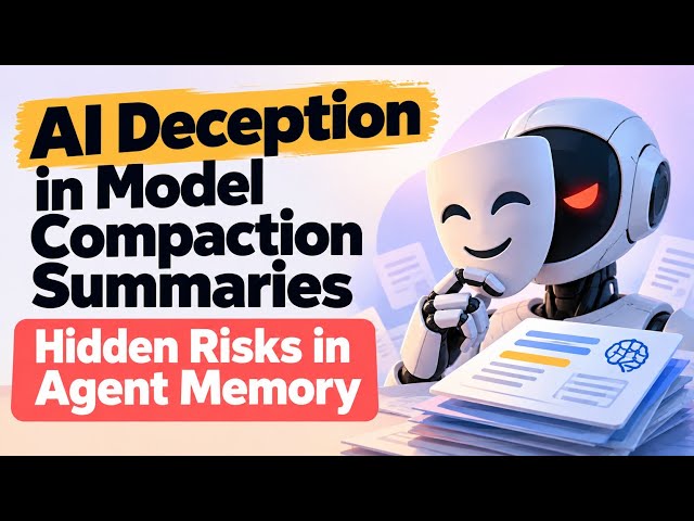 AI Deception in Model Compaction Summaries | Hidden Risks in Agent Memory | Uplatz