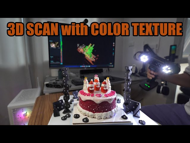 3D Scanning with color texture - CR Scan Raptor X vs Otter