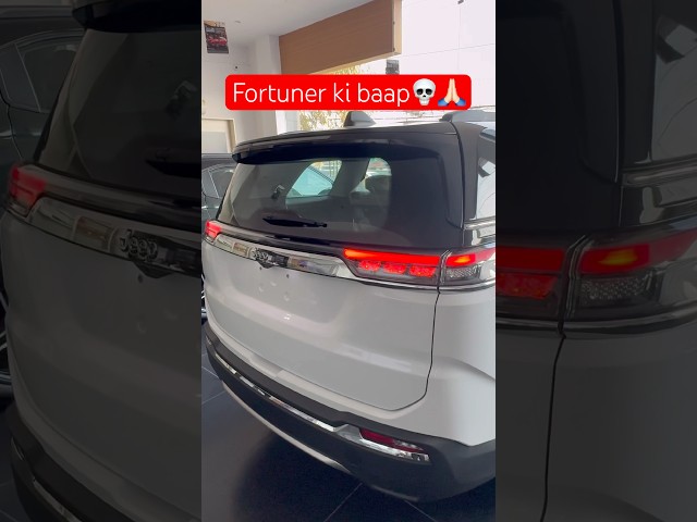 Ab Fortuner ka kya hoga😂 Jeep ne toh Toyota ko Challenge kardiya⚡ Jeep Meridian vs Fortuner #viral