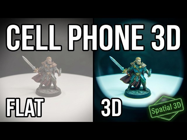 Get Sharp 3D Miniature Shots with Any Cell Phone