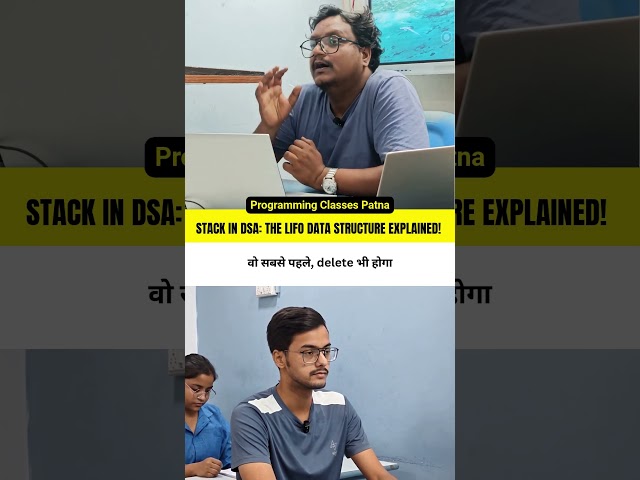 DSA Me Stack Kya Hota Hai? 🤔 | Student Se Pucha Simple Interview Question #shorts