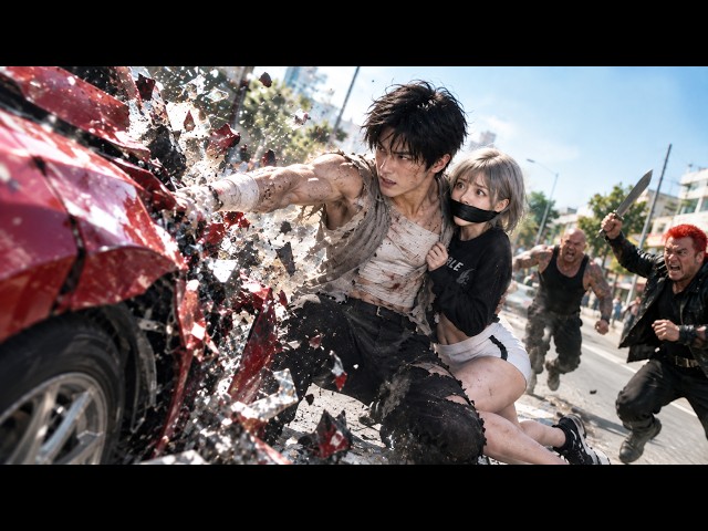 Who Dare Kidnap His GF, Poor Guy Break Luxury Car,Punch Bad Guy,Beauty's' Love but He Only Fall Her!