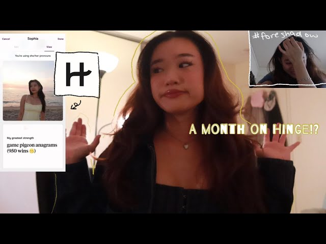 getting Hinge for the first time (never having been in a relationship)
