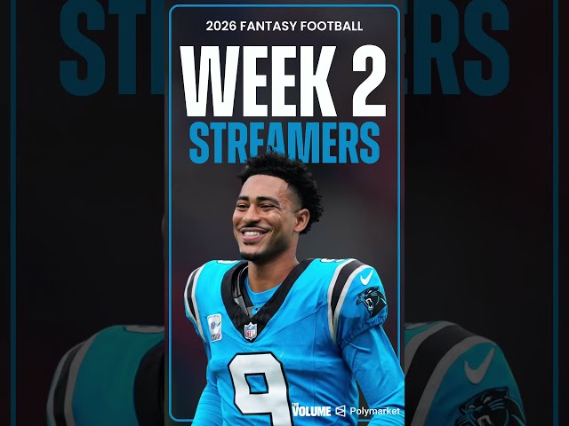 Top 3 Streamers for Week 2 in Fantasy Football! #shorts
