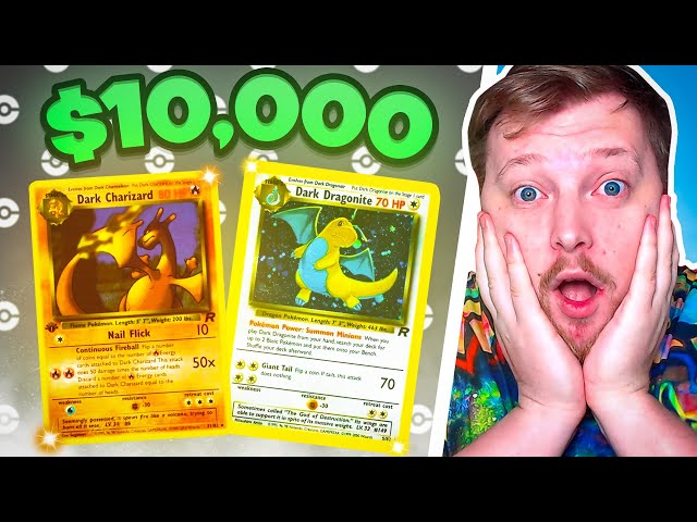$10,000 TEAM ROCKET BOX BREAK!!! (Dark Charizard, Dark Dragonite & More)