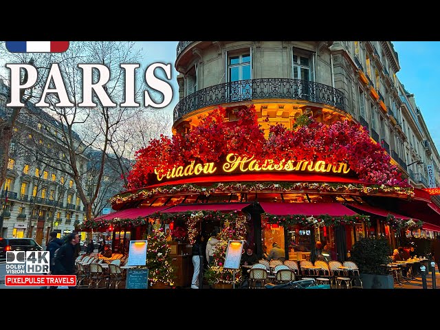 PARIS Waking Tour 🇫🇷 France | Walking Tour in City of Light💡| 4K HDR 60fps |