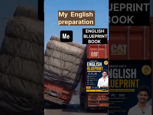AMEER SIR's ENGLISH BLUEPRINT book📚💥 one stop 🛑 solution for English preparation 🎯competitive exams