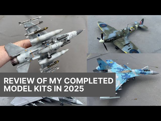 Review of my completed scale model kits in 2025