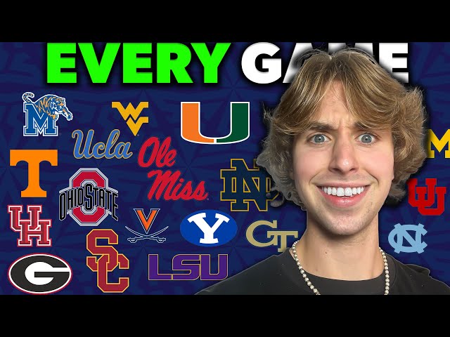 Picking EVERY Week 8 College Football Game in 8 Minutes