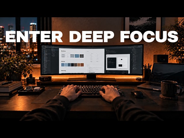 LOCK IN AND GO | 2 Hour Minimal Techno Pomodoro (25/5) | Deep Work Music for Coding