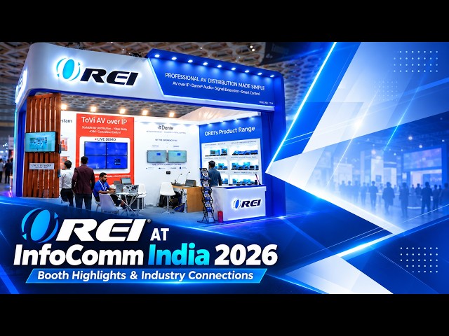 OREI at InfoComm India 2026 | Conversations, Connections & Pro AV Solutions #InfoCommIndia