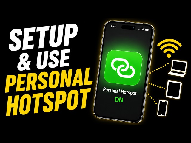 How to Setup and USE Personal Hotspot on iPhone? Share Internet on iPhone