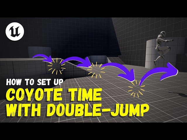 How To Set Up Coyote Time With Double Jump (and more) - Unreal Engine 5.8 Tutorial