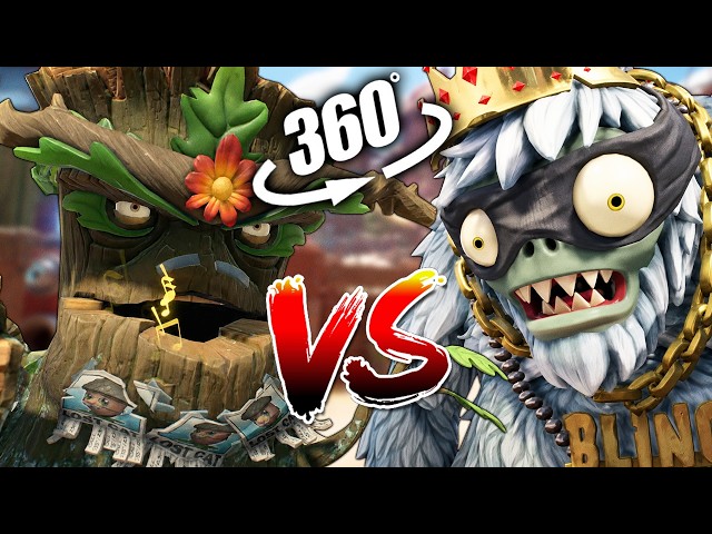 PVZ TREE VS YETI Movie Collection | VR / 4K | PVZ MEME