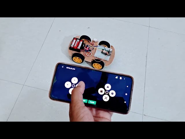 ESP32 Bluetooth Controlled Car | School Project | DIY Arduino Robot Car