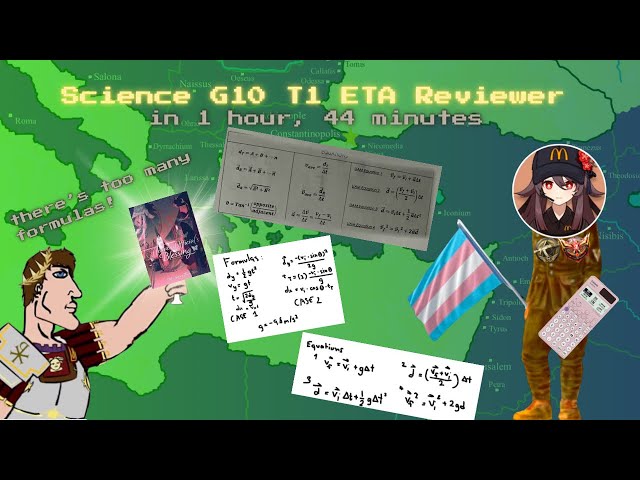 [G10 T1] Science ETA Reviewer in 1 hour and 44 minutes!