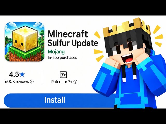 MINECRAFT SULFUR UPDATE COPY GAME 🤩| BEST MINECRAFT COPY GAME WITH SULFUR UPDATE 🔥
