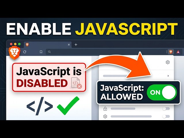 How to Enable JavaScript in Brave Step by Step