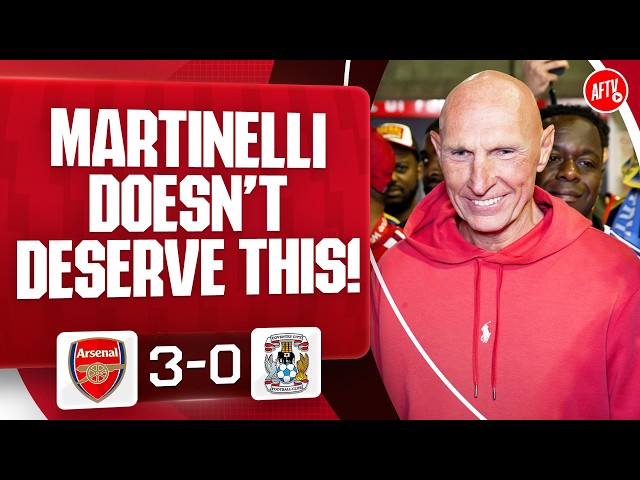 Martinelli Doesn’t Deserve This (Lee Judges) | Arsenal 3-0 Coventry