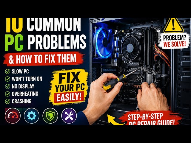 10 Common PC Problems & How to Fix Them | Computer Repair Tips