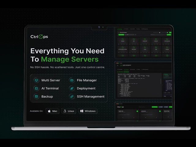 CtrlOps: Manage All Your Linux Servers From One App (No Command Line)