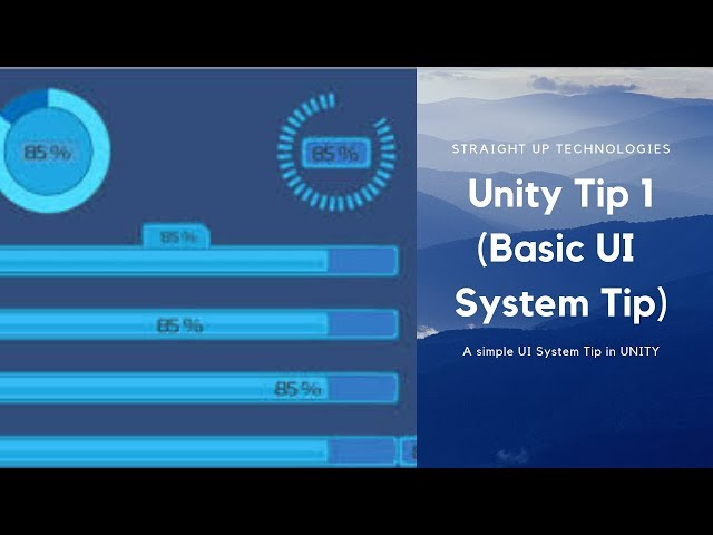 Unity Tips :  The UI  hierarchy