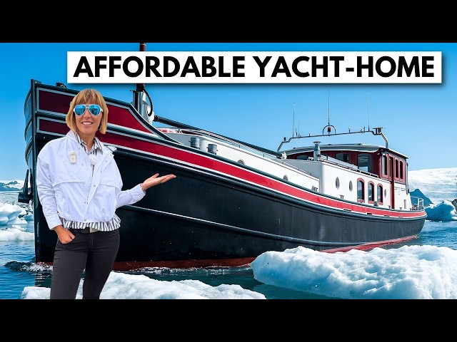 DITCH THE HOUSE 🤯 2004 Luxe Motor 22M Dutch Steel Yacht Tour