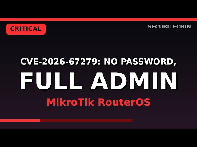 CVE-2026-67279: Entenda a cadeia de RCE em roteadores MikroTik