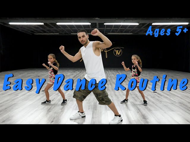 Easy Dance Routine - (Hip Hop Dance Tutorial AGES 5+)  | MihranTV