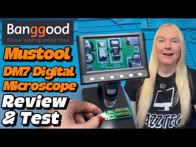 Banggood Mustool DM7 Budget Digital Microscope Review