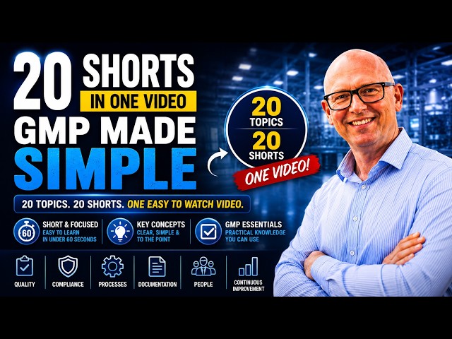 What is GMP? 20 GMP Basics You Must Know | Good Manufacturing Practice Training