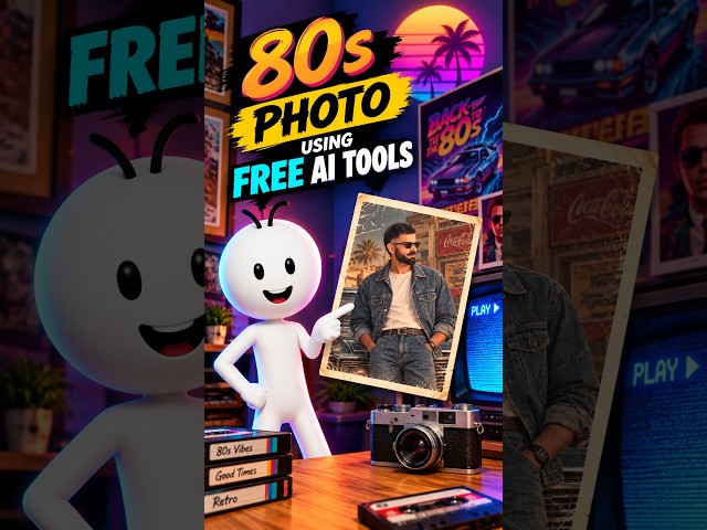 How to Make 80s AI Photos in ChatGPT | 1980s Photo Trend