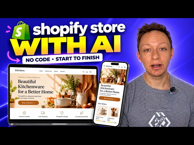 How to Build a Shopify Store with AI (No Coding) | 2026 Tutorial