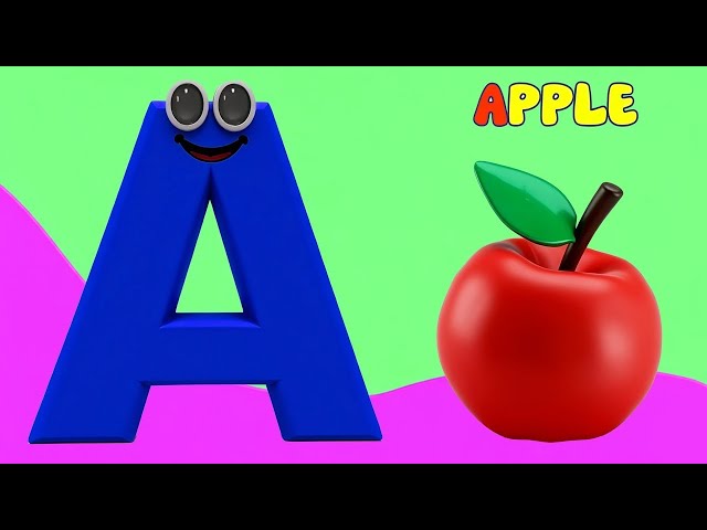 Learn ABC Phonics | Toddler Alphabet Song | A for Apple Nursery Rhyme TV