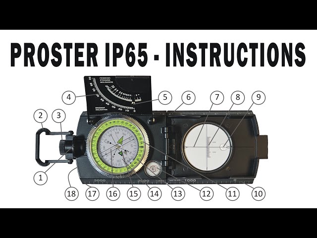 The popular compass you've never heard of. Proster IP65 instructions