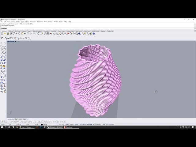 ARCH 231 - Parametric Vessel & 3D Transformations in Grasshopper