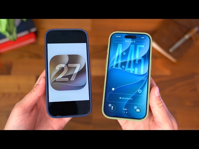 Apple iOS 27 Beta Hands On!
