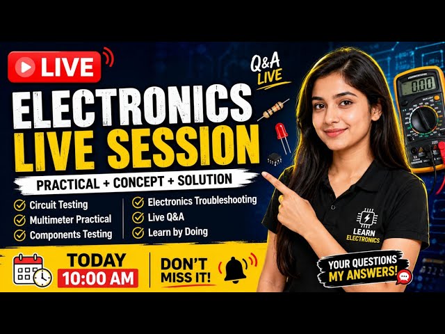 Multimeter से Electronic Components कैसे Test करें? | Diode, Capacitor, Transistor & IC Testing