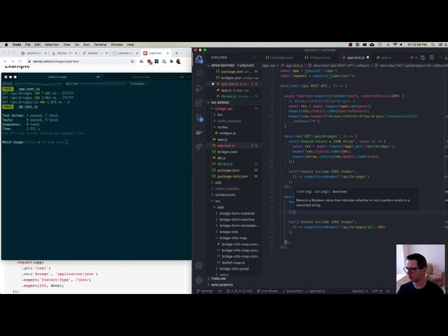 WEB422 Week 10 Part 3: Testing an Express REST API with Jest and Supertest